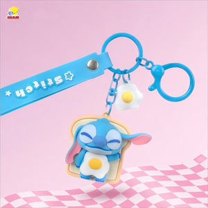 Porte-clés en PVC Stitch GaoLe authentique, série <span class=keywords><strong>Star</strong></span> Baby, porte-clés en plastique mignon, impression numérique, vente en gros, poupée Stitch - Product Image 5