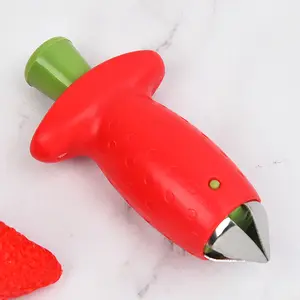 New Design Fruit Tools Strawberry Huller Remove Strawberry Tomatoes And Berry Stem Quickly Tools Stainless Steel Blade