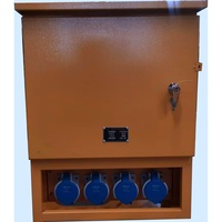 Caja de Distribución de Energía, Panel de Interruptores Eléctricos Metálico, Trifásico, IP66, 220V, Cualquier Tipo de Enchufe, Uso Interior y Exterior