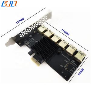 6 Konektor USB 3.0 (Sinyal PCIe X1) ke Kartu Ekspansi PCI Express PCI-E 1X untuk Menghubungkan Kartu Grafis - Product Image 3