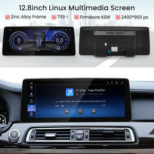HFmidia 2026 ระบบลินุกซ์ใหม่ 10.25 นิ้ว หน้าจอบาง สำหรับ BMW ซีรีส์ 7 รุ่น F01 F02 F03 F04 เครื่องเล่นวิดีโอในรถยนต์แบบไร้สาย CarPlay - Product Image 5