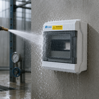 Boîtier de distribution électrique de surface en cuivre et plastique ABS pour intérieur LWHT-8, certifié CE, résistant au feu, IP65, 650