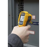   Thermomètre infrarouge 62 Max, plage de -30 à 500 °C, rapport distance-point cible 10:1, usage industriel