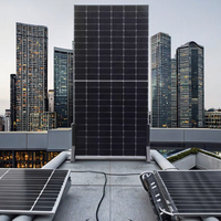 Panneaux solaires 550W sans bruit sortie stable production d'énergie solaire haute puissance énergie renouvelable pour la maison ville entreprise énergie