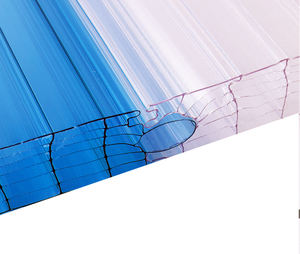 Épaisseur personnalisable 50mm <span class=keywords><strong>plaque</strong></span> d'insertion en <span class=keywords><strong>polycarbonate</strong></span> <span class=keywords><strong>Transparent</strong></span> multi-parois décoration intérieure feuilles de soleil feuilles en relief PC - Product Image 2