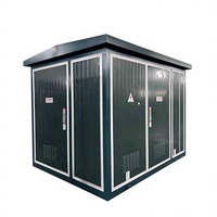 Poste de transformateur compact extérieur triphasé 11kV 10kV 6kV 3kV 480V 220V 110V 400V 50Hz avec station de charge pour véhicules électriques