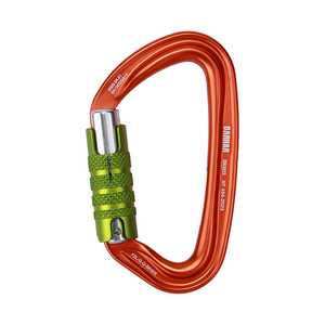 Mousqueton triple <span class=keywords><strong>action</strong></span> en forme de D forgé haute résistance, conçu pour la connexion d'équipements d'accès par <span class=keywords><strong>corde</strong></span> et de sauvetage incendie - Product Image 2