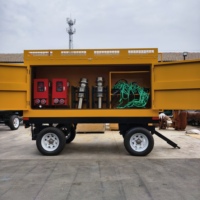 Pompe centrifuge portable à moteur diesel à aimant permanent à fréquence variable pour la construction, le contrôle des inondations et le drainage