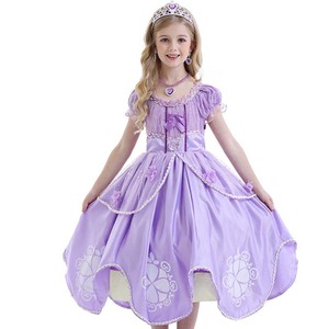 Disfraz <span class=keywords><strong>de</strong></span> <span class=keywords><strong>Princesa</strong></span> Sofía para Niñas con Accesorios para Fiesta <span class=keywords><strong>de</strong></span> Cumpleaños DISP-005 - Product Image 2