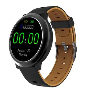 B18 Round Dial Smartwatch ODM Alarm Calling Waterproof Fitness Smart Watch One Price for Sale