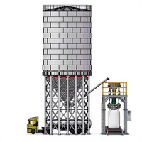 Silo à ciment vertical en acier de type boulonné de 30 tonnes à 1000 tonnes, prix du silo pour centrale à béton