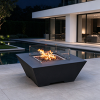 Brasero décoratif avec motif artistique pour balcon, terrasse, cour