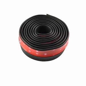 JDMotorsport88 2.5м черный сплиттер-накладка на бампер (передний/задний) под кожу, крепление на болты, для моделей AC ACE - Product Image 5