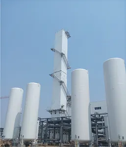Equipo de generación de Gas nitrógeno Asu, equipo de generación de oxígeno y nitrógeno, expansor de turbina, licuefacción, planta de energía de GNL, 99%