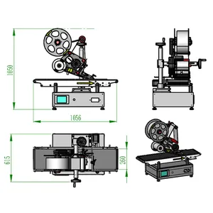 آلة تطبيق الملصقات الأوتوماتيكية ، آلة وضع الملصقات اللاصقة المسطحة ، آلة وضع الملصقات على الأكياس المسطحة الأوتوماتيكية