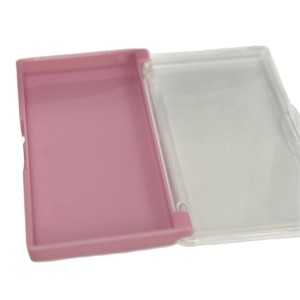 Transparent Light Pink Plastic Eyelash <b>Extension</b> Box 12x6.5x1.8cm Cosmetic Packaging For False Eyelashes - Product Image 4