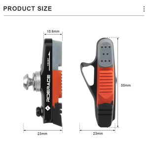 1 paire de plaquettes de frein pour vélo de route C-<span class=keywords><strong>Brake</strong></span> Pad CNC en alliage d'aluminium durable Silence en caoutchouc chaussures de frein de vélo accessoires de cyclisme - Product Image 6