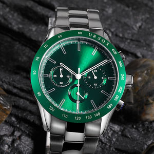 BOMAXE <span class=keywords><strong>2022</strong></span> Logo personnalisé montre-bracelet à quartz avec strass marque de luxe conception de l'homme 22mm largeur de bande pointeur cadran affichage - Product Image 5