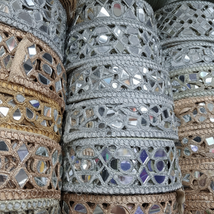 Garniture élégante de broderie en polyester fin écologique et soluble dans l'eau durable pour les occasions spéciales de mariée à la mode - Product Image 1