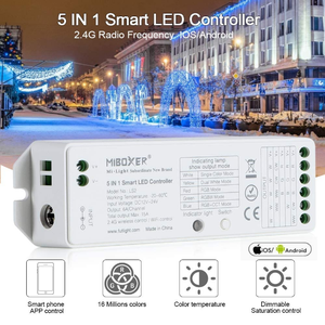 DC12-24V LS2 Bộ Điều Khiển Dải Đèn Led Thông Minh 15A 360W 5 Trong 1 MiBoxer RGB + CCT/RGBW/RGB/Dual White/Single Color - Product Image 2