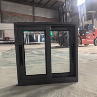 Ventanas Corredizas con Marco de Aleación de Aluminio, Mosquitera, Precio Directo de Fábrica, Ventana Corrediza de Aluminio Insonorizada Personalizada para Edificios