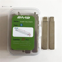 2M2 Super Key Blank Blade S T L 3 Box 60pcs pour 2M2 Magic Tank Key Cutting Outils de diagnostic