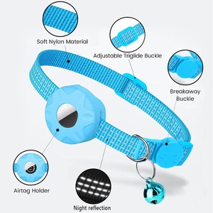 Collar de Rastreo para Gatos con Cubierta de Silicona, Tira Reflectante, Campana, Posicionamiento Global y 365 Días de Duración de la Batería - Product Image 2