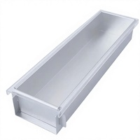 Moule à gâteau rectangulaire en acier inoxydable durable pour tiramisu et gâteaux au fromage, outils de pâtisserie professionnels avec design fixe