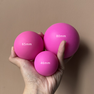 Ballon de massage EVA pour fitness musculaire, ballon de fascia pour mains, pieds, semelles, yoga, méridiens, relaxation profonde, facile à transporter, vente directe d'usine - Product Image 2