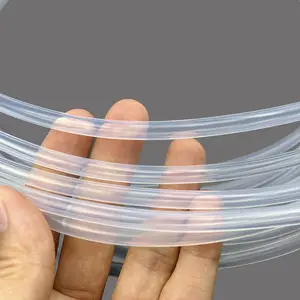 Fabricante de plástico de ingeniería de resistencia química tubo blando FEP tubo de manguera FEP de grado médico transparente no adhesivo
