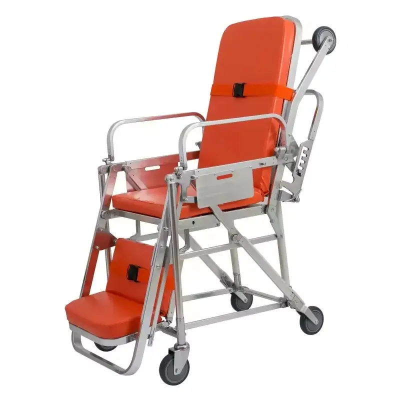 Amain医療救急車ストレッチャートロリーアルミニウム車椅子医療救急車ストレッチャートロリー
