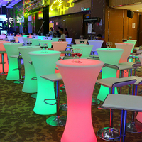 HUALIN Style moderne Villa Table de bar Club Table de cocktail Table de bar lumineuse avec LED