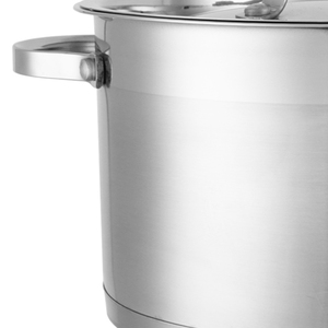 <span class=keywords><strong>Olla</strong></span> de Cocina Clásica de Acero Inoxidable 201, Fabricada por el Fabricante Original, Forma Recta, Apta para Inducción, con Tapa de Acero Inoxidable - Product Image 5