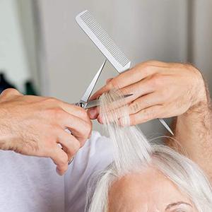 Métal argenté outils de coiffage salon famille rat queue fine coiffeur coupe de cheveux peigne - Product Image 4