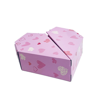 Boîte surprise rose Saint Valentin Vente en gros personnalisée Luxe personnalisé Compte à rebours de Noël Luxe Calendrier de l'Avent Boîte rose