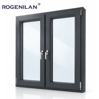 Ventanas Abatibles de Aluminio Modernas Rogenilan, Insonorizadas, con Doble Acristalamiento Low-E, Ahorro de Energía, para Viviendas