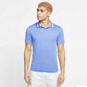 Camisetas Deportivas de Golf para Hombre PIHA SPORTS, Manga Corta, Color Contrastante, Cuello a Cuadros, Algodón 220g, Logotipo Delantero y Trasero - Product Image 4