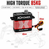 Servomoteur numérique sans balais XQ-POWER XQ-BLS8185D 85kg 0.11s 16.8V HV étanche avec engrenages en acier inoxydable et boîtier CNC pour plateau tournant industriel