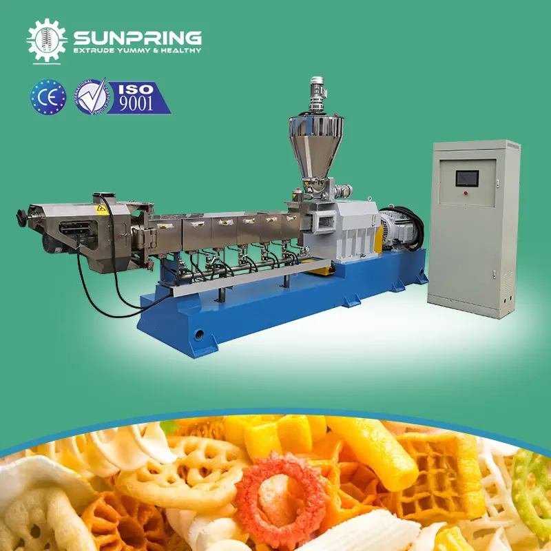 SunPring 3d papad yapma makinesi farklı tip un aperatifler yapma makinesi 3d pelet kızartma makinesi fritöz