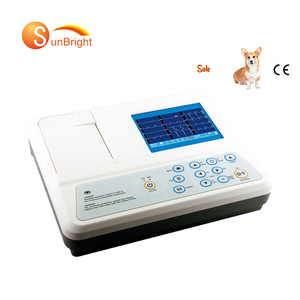 Máquina de <span class=keywords><strong>ECG</strong></span> veterinaria de signos vitales de 12 cables <span class=keywords><strong>ECG</strong></span> portátil de 3 canales - Product Image 1