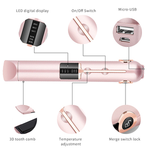 Profesional Styler Cortador Puntas Abiertas De titanio <span class=keywords><strong>Cabello</strong></span> Rizado Plancha - Product Image 3