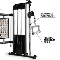 Système d'entraînement de fitness Evolve Dual Multi Functional Trainer Station de machine à câble