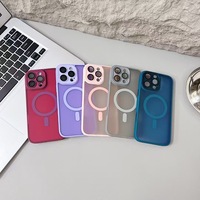 Meilleure coque magnétique mate givrée anti-rayures pour iPhone 16 Pro Max 16 Pro 16 Plus avec recharge sans fil