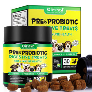 Integratore Nutrizionale Masticabile Pre e Probiotico per Animali Domestici OEM a Marchio Privato per la Salute Intestinale, Pelle, Pelo, Allergie e Sistema Immunitario dei Cani - Product Image 2