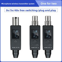 Microphone sans fil professionnel dynamique cardioïde en métal avec connecteur XLR, réduction du bruit, léger, portable, ultra haute fréquence