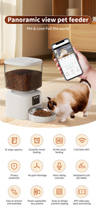 2025 yeni Tuya akıllı evcil hayvan besleyici 2K kamera köpek kedi maması besleyici 5L hacmi çift güç kaynağı - Product Image 5
