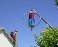 Sur la grille 10kw usage domestique éolienne à axe vertical générateur VAWT