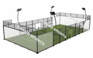 Pista <span class=keywords><strong>de</strong></span> Pádel Panorámica Personalizada, Fabricante OEM y ODM, Guía <span class=keywords><strong>de</strong></span> Instalación Gratuita, Embalaje Personalizado, Envío Global - Product Image 4