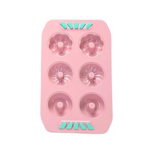 Pink 6-Cavity Cartoon Pig Cake Mold Non-Stick Baking Pan For Home DIY Baking Tools - Product Image 4