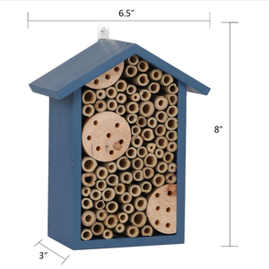 Handgemachte klassische Art natürliche hölzerne Bienen haus langlebige Garten im Freien Biene Hotel Karton abnehmbare wasch bare Marienkäfer Lace wings - Product Image 6